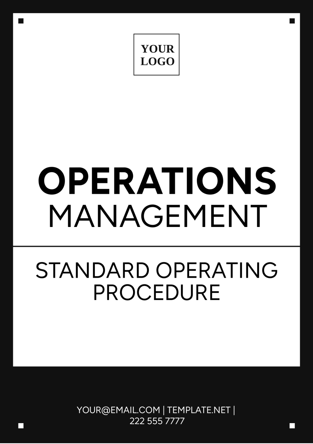 Free Operations Management SOP Template