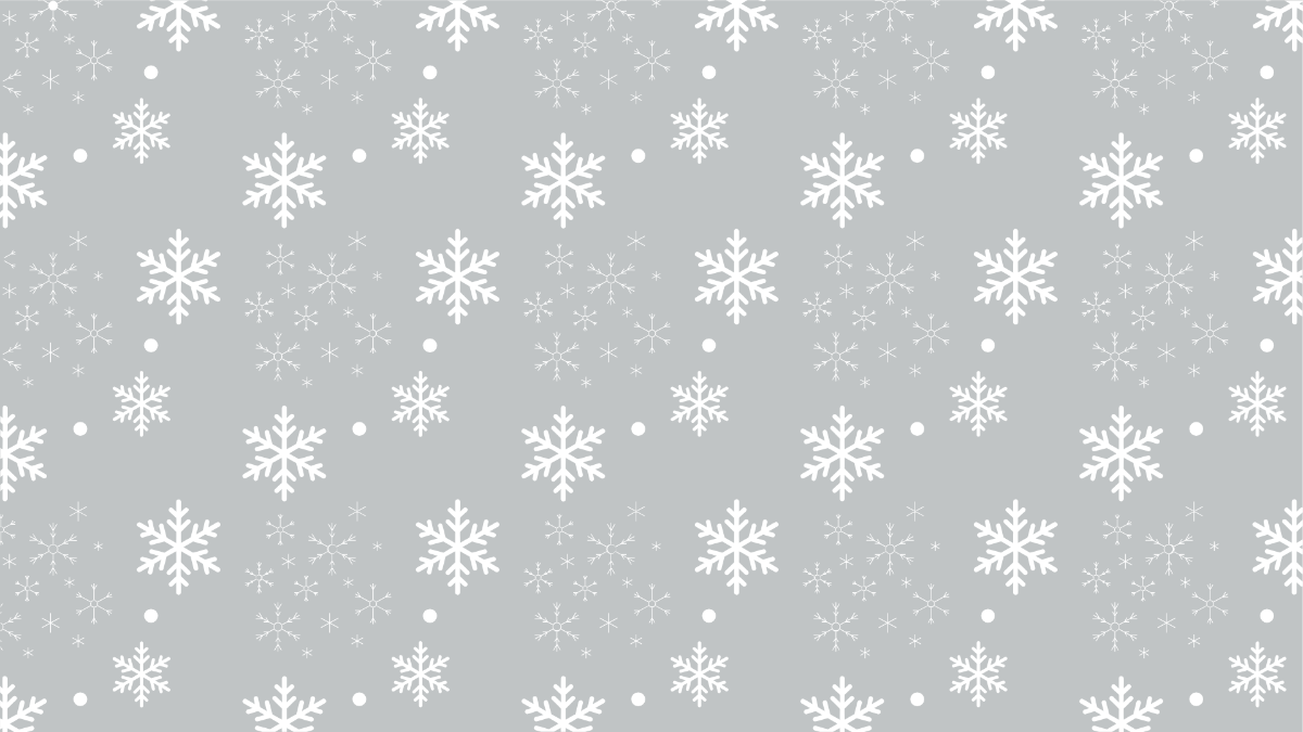 Grey Snowflake Pattern Background