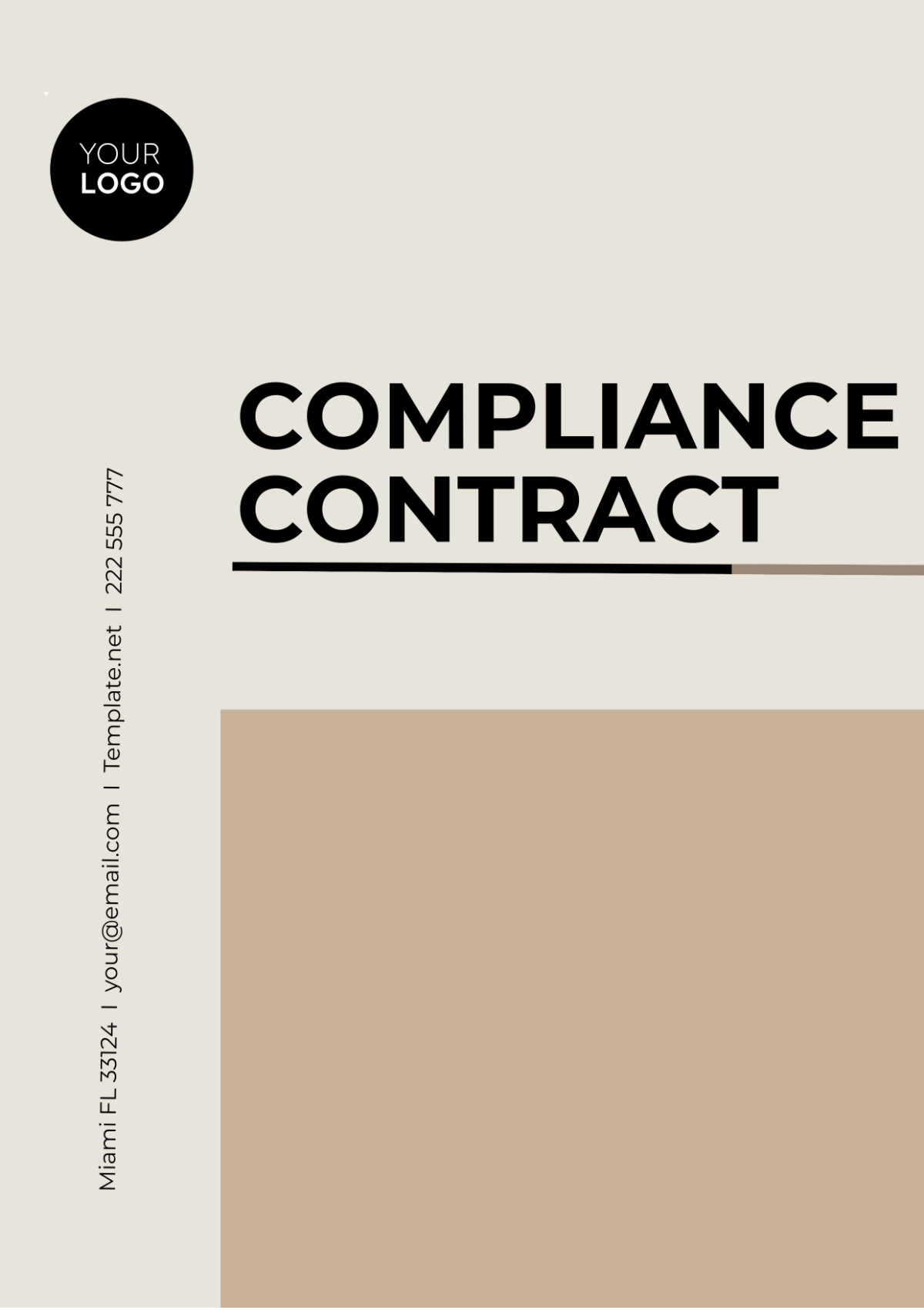 Compliance Contract Template