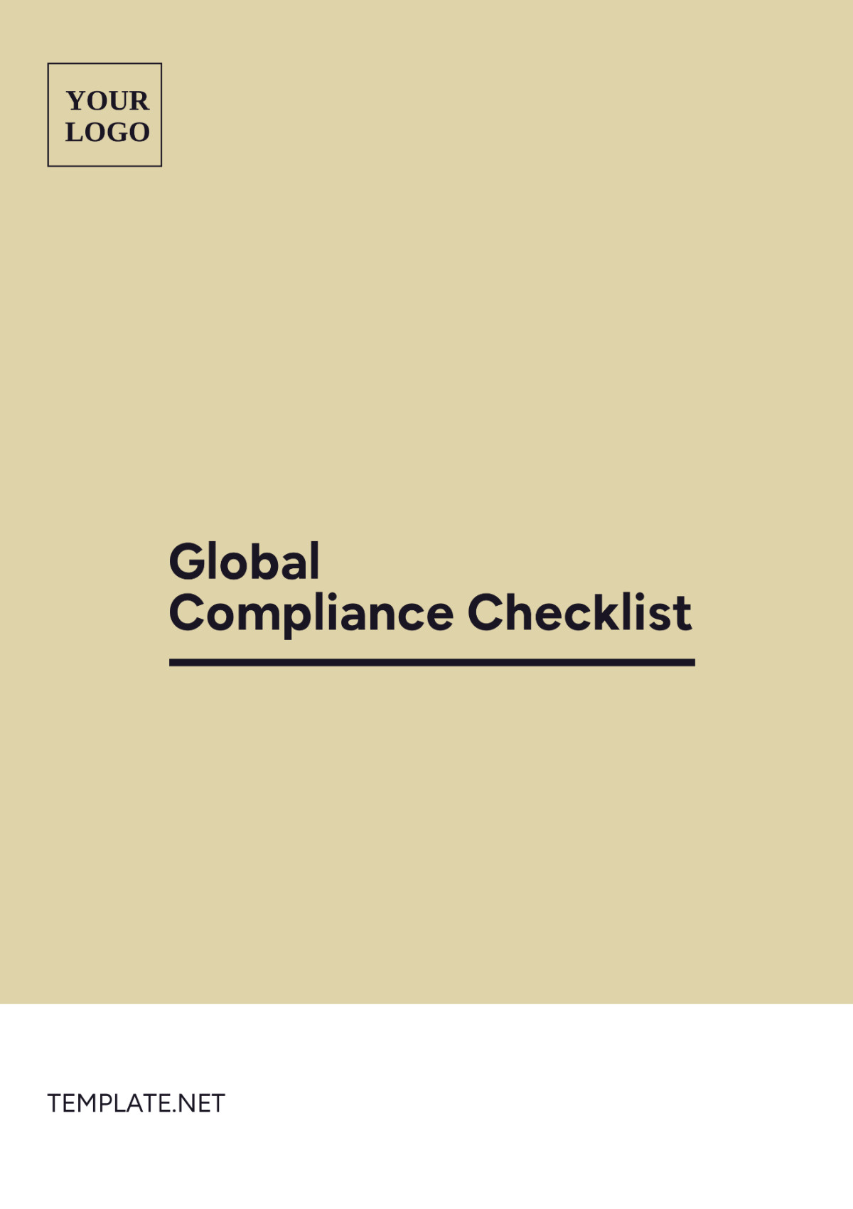 Global Compliance Checklist Template