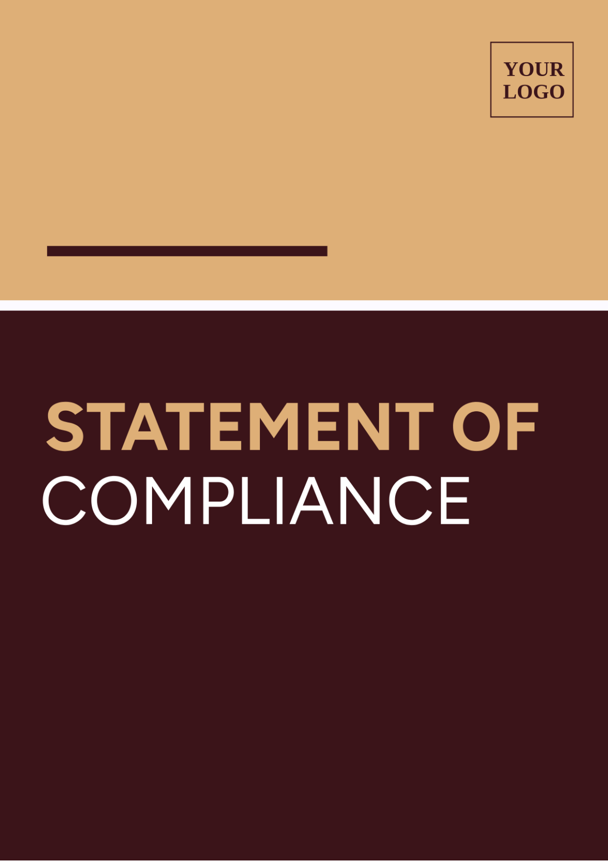 Statement Of Compliance Template