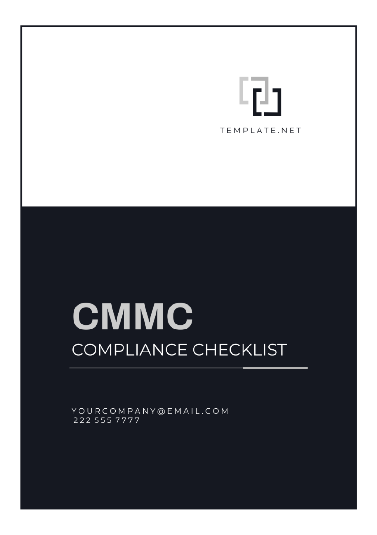 CMMC Compliance Checklist Template