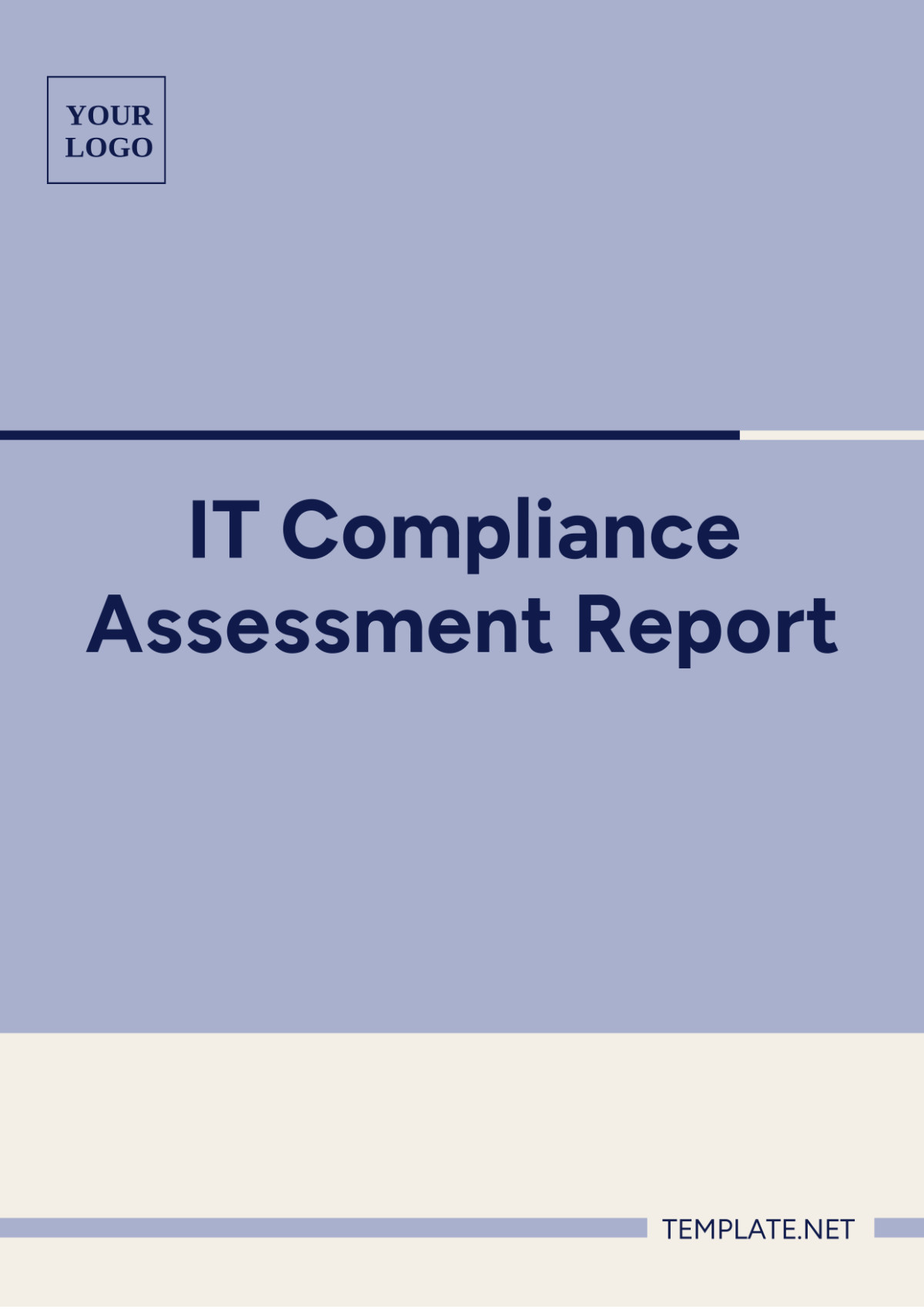 IT Compliance Assessment Report Template