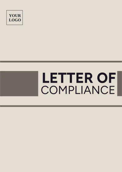Free Letter Of Compliance Template to Edit Online