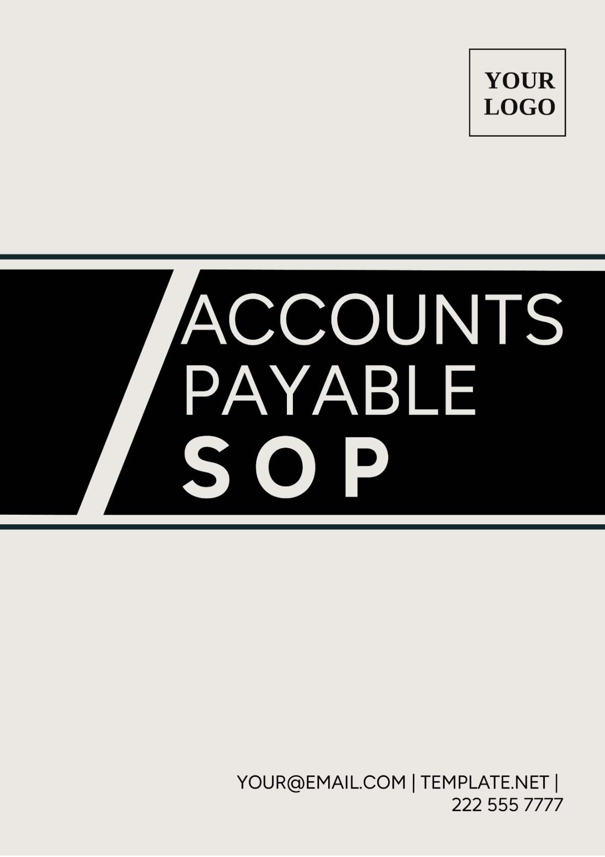Accounts Payable SOP Template