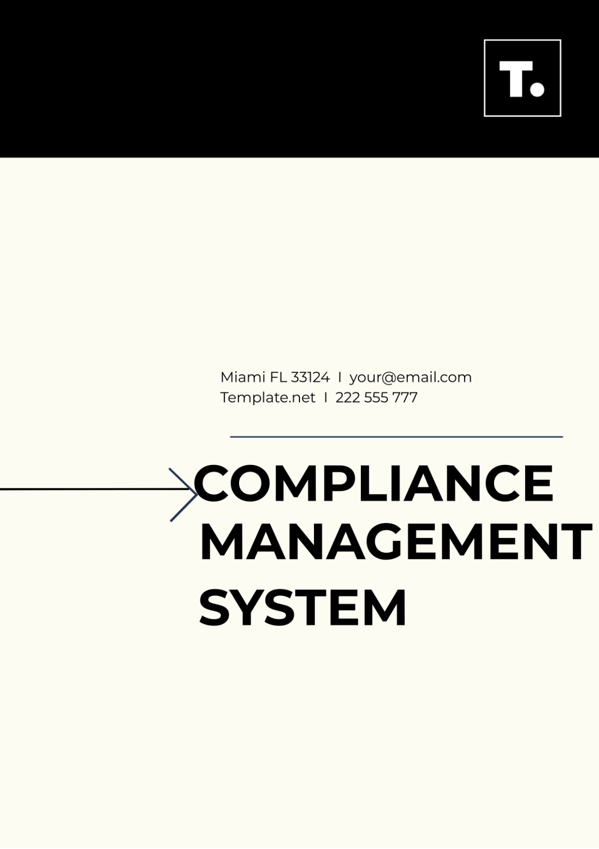 Compliance Management System Template