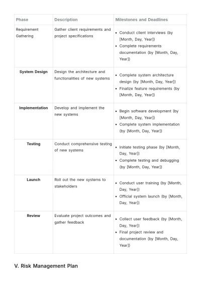 Free Law Firm Project Strategy Template to Edit Online