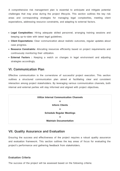 Free Law Firm Project Strategy Template to Edit Online