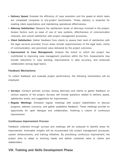 Free Law Firm Project Strategy Template to Edit Online