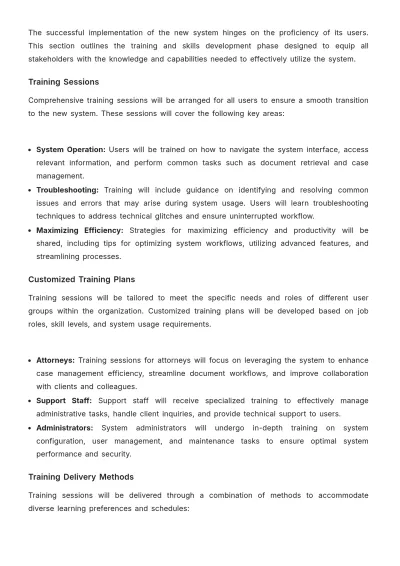 Free Law Firm Project Strategy Template to Edit Online