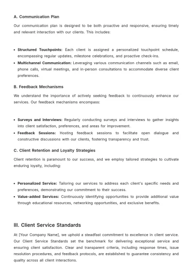 Free Law Firm Account Strategy Template to Edit Online