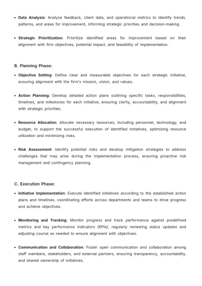 Free Law Firm Implementation Plan Template to Edit Online