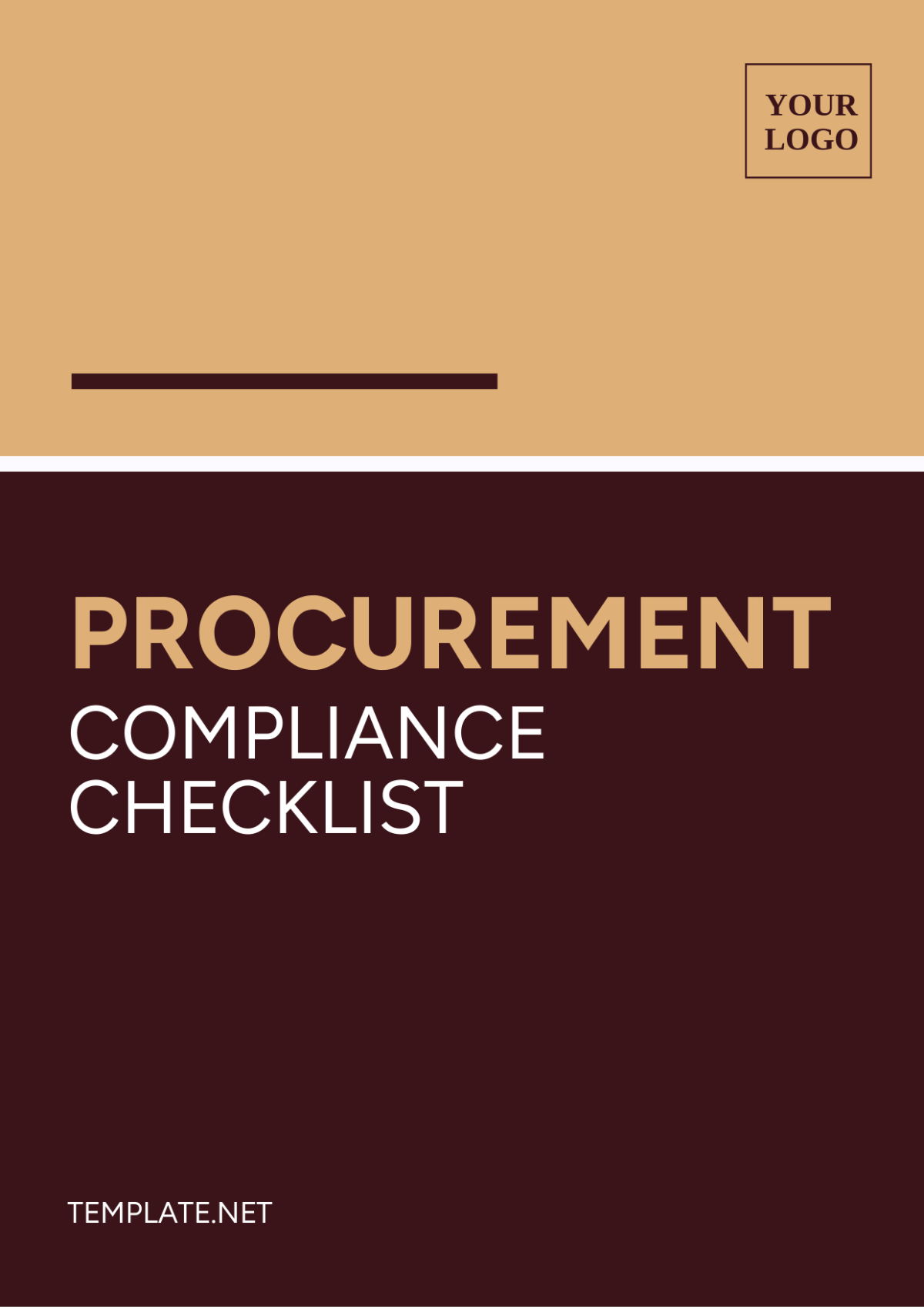 Procurement Compliance Checklist Template