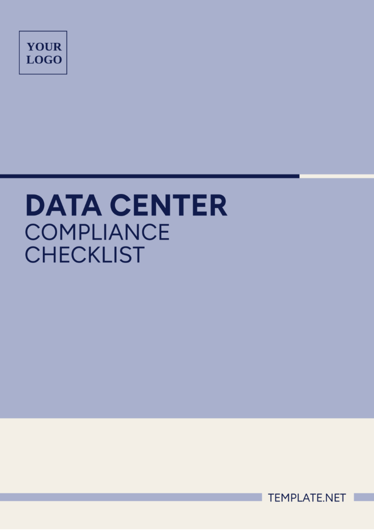 Data Center Compliance Checklist Template