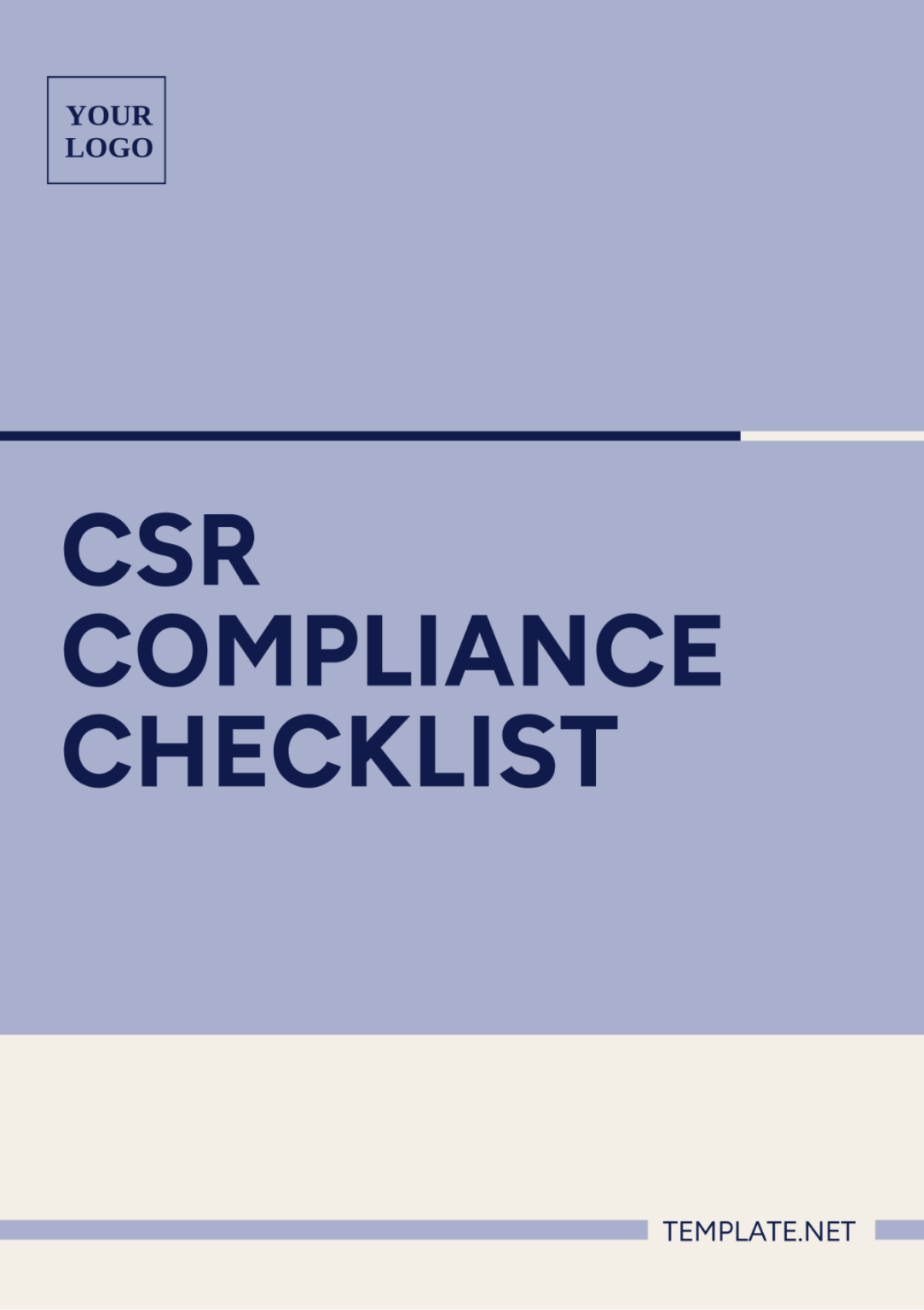 CSR Compliance Checklist Template