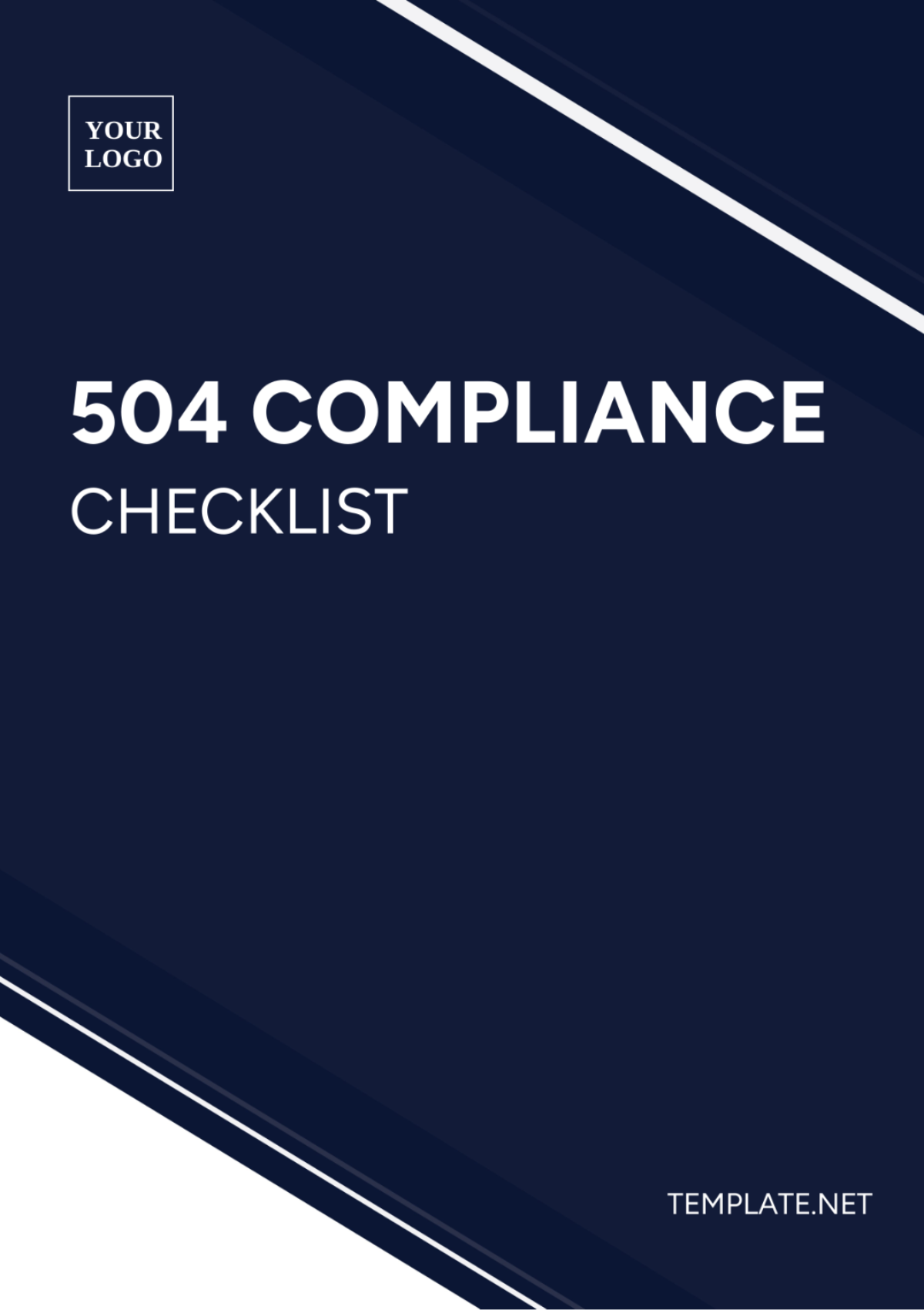 504 Compliance Checklist Template - Edit Online & Download