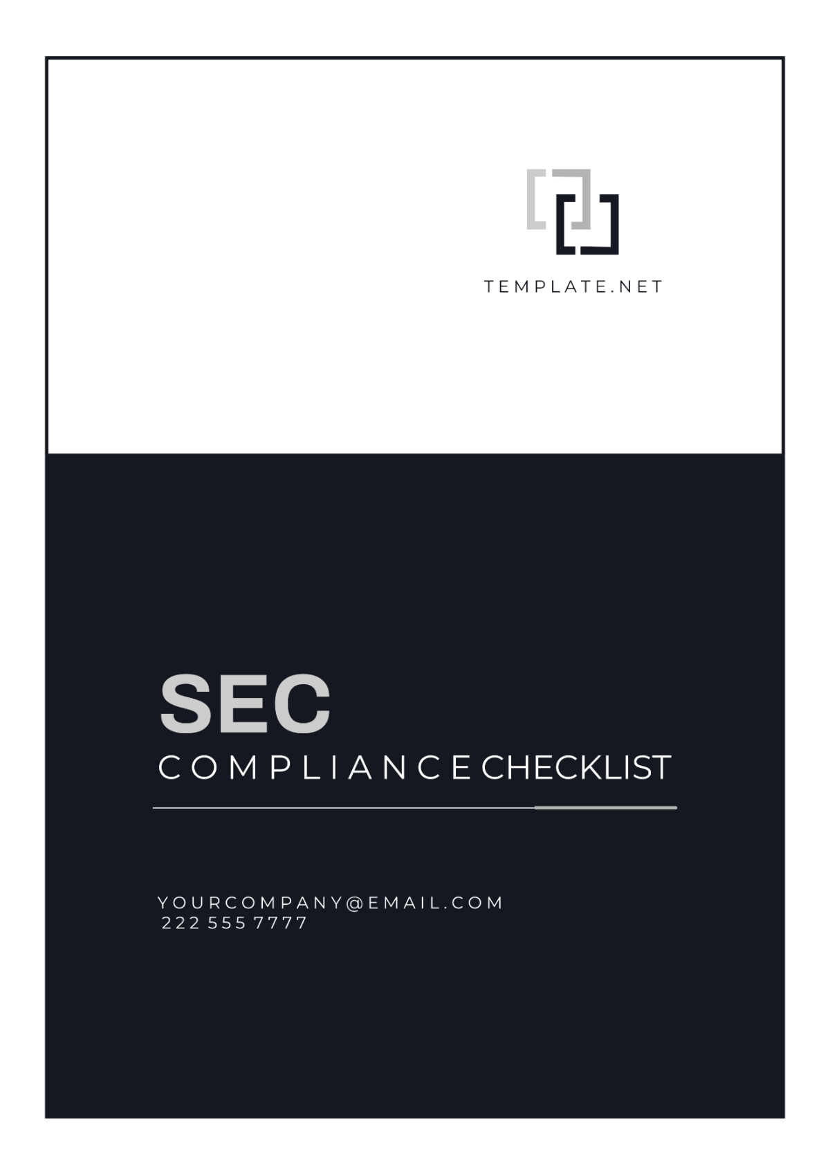 SEC Compliance Checklist Template