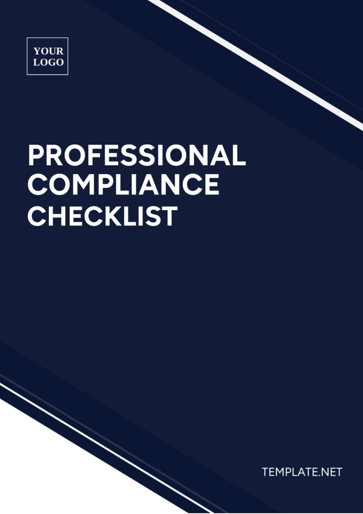 Professional Compliance Checklist Template