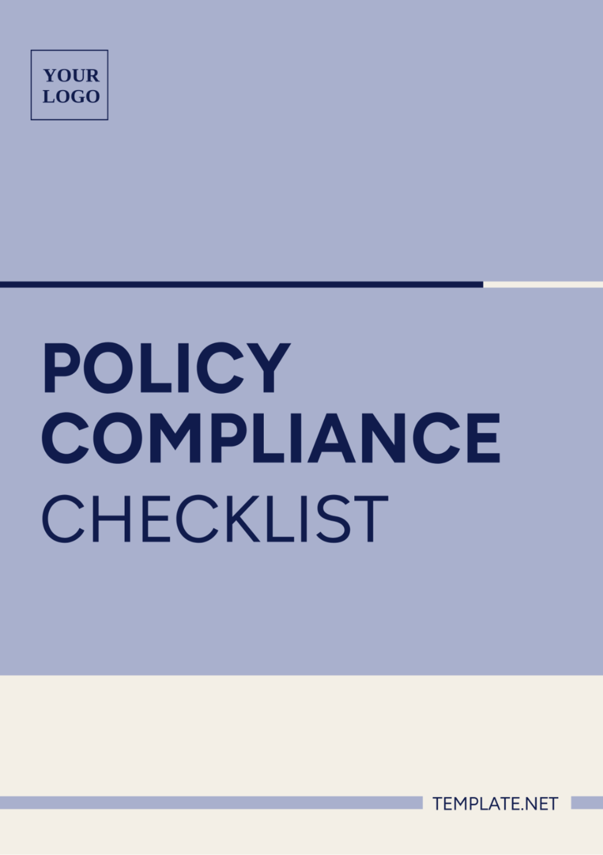 Policy Compliance Checklist Template