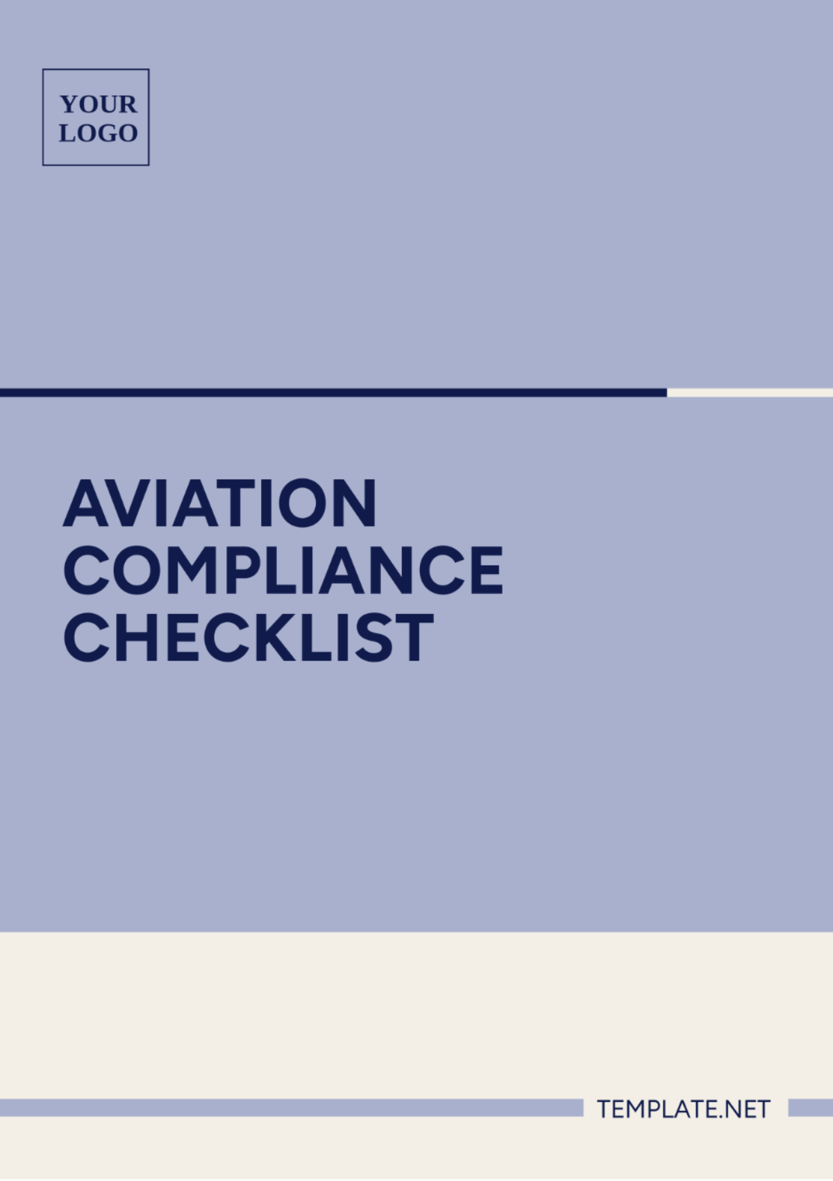 Aviation Compliance Checklist Template