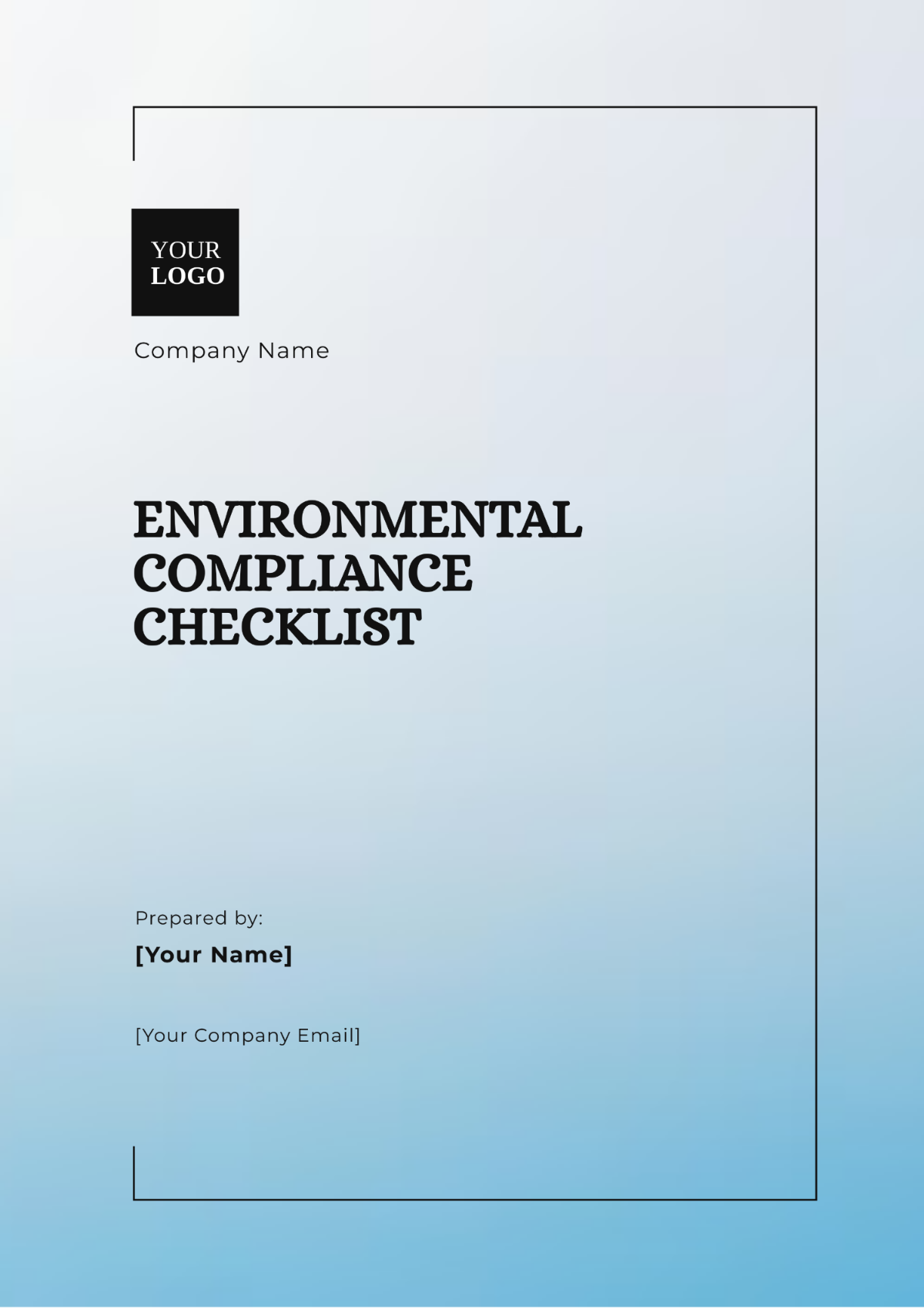 Environmental Compliance Checklist Template