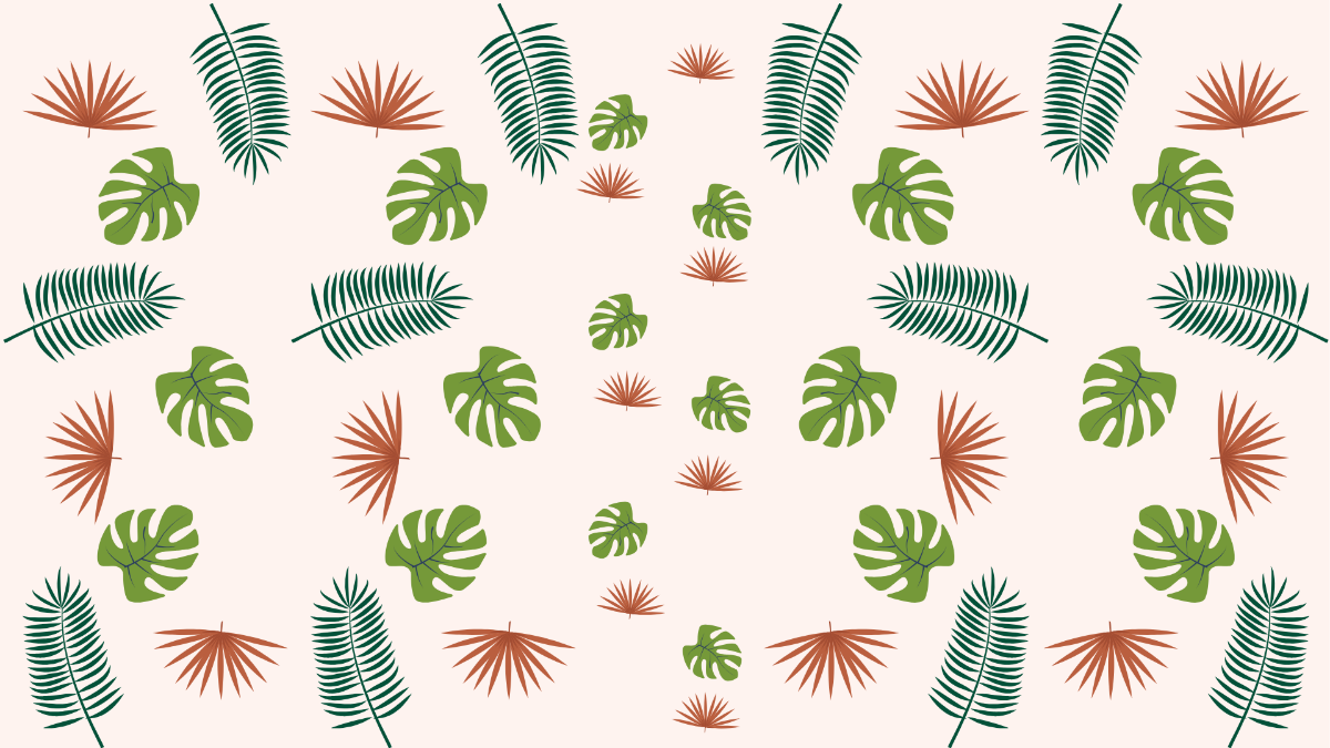 Free Plant Leaves Pattern Background