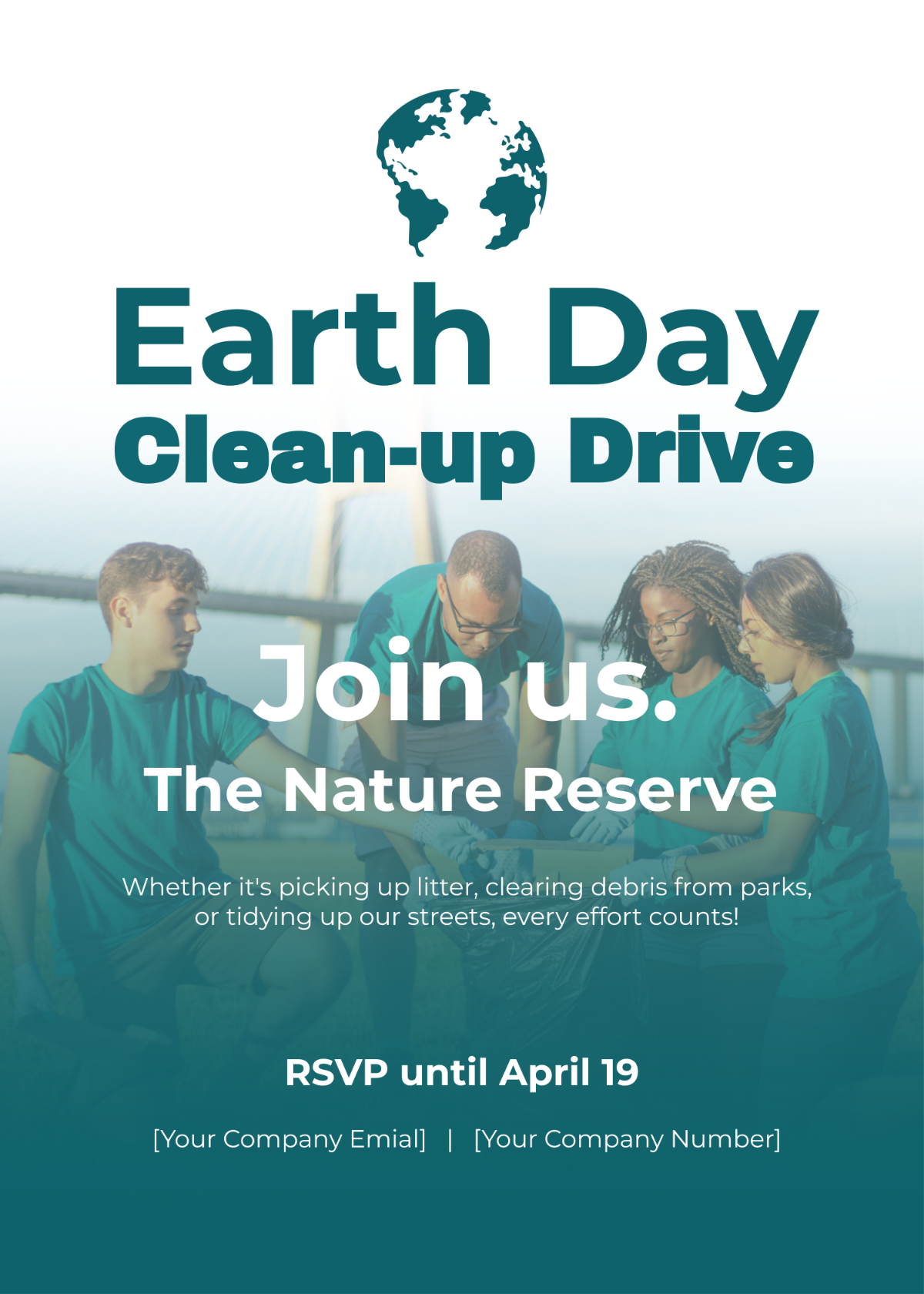 Free Earth Day Invitation Template