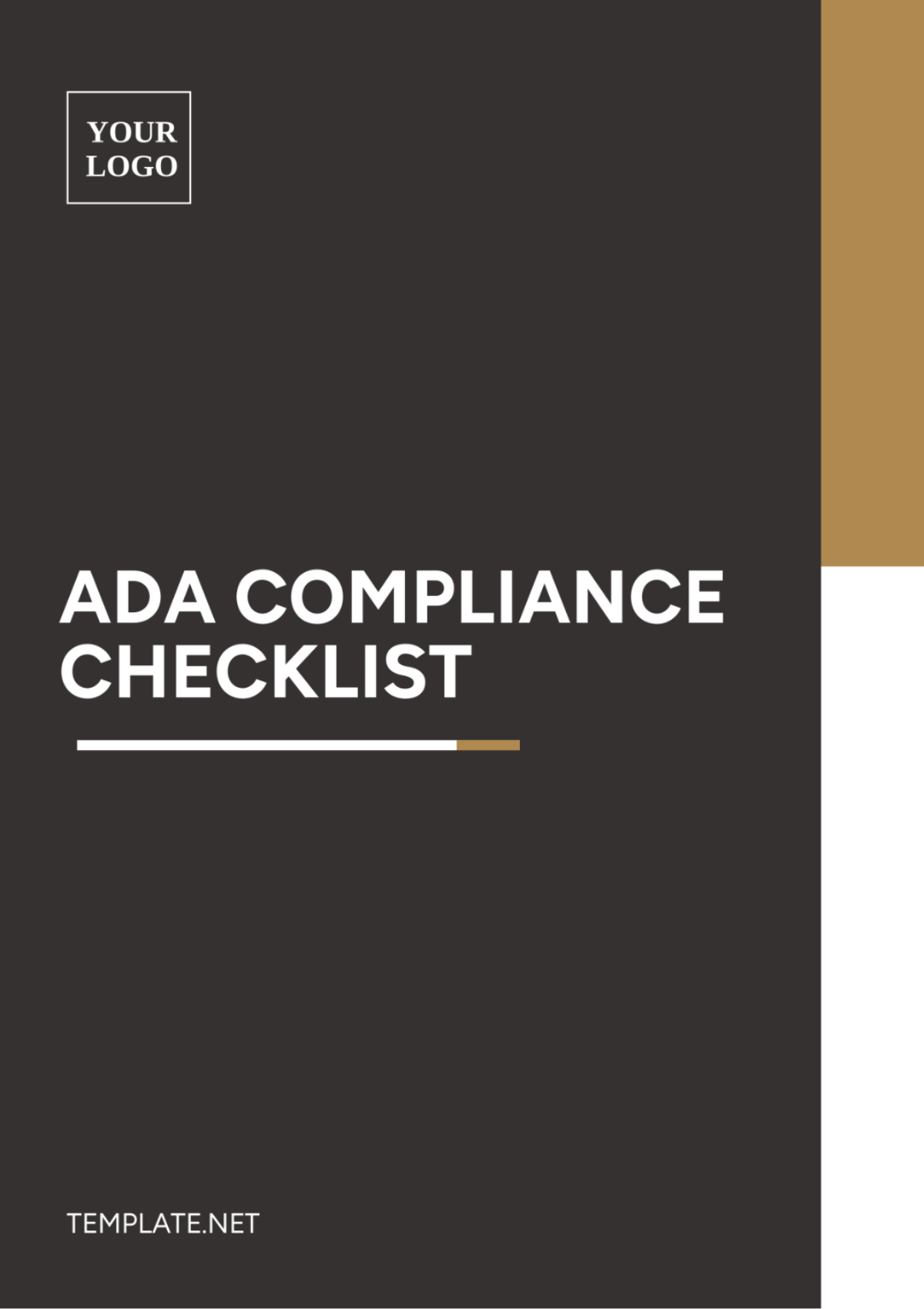 ADA Compliance Checklist  Template