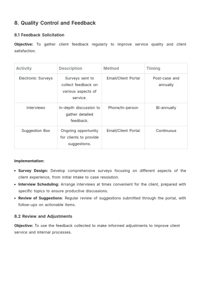 Free Law Firm Client Intake Procedure Template to Edit Online