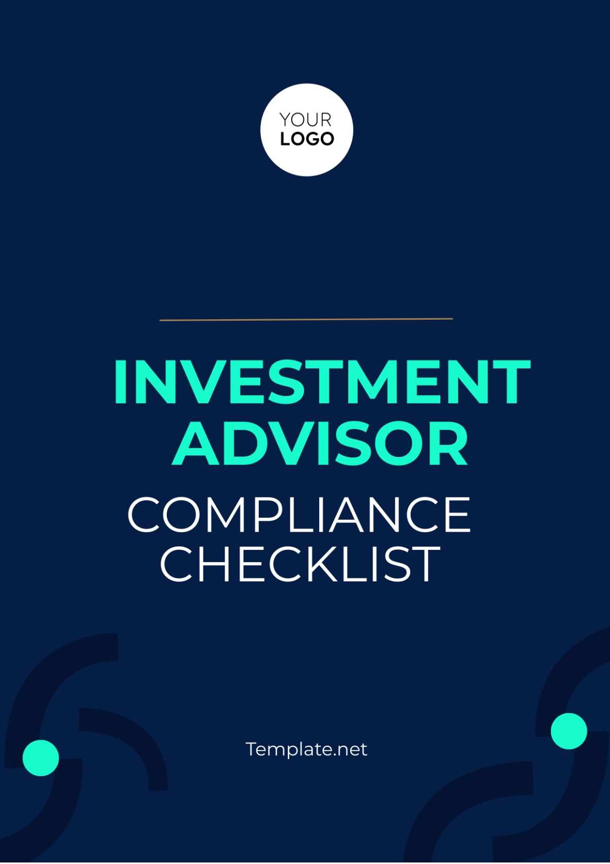 Investment Advisor Compliance Checklist Template