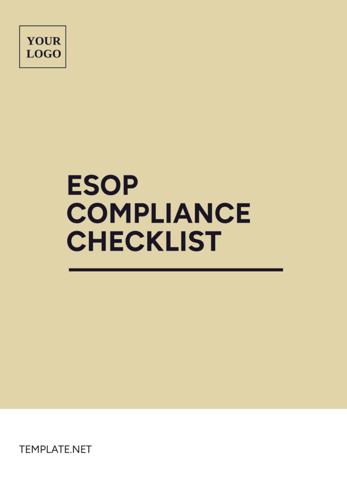 ESOP Compliance Checklist Template