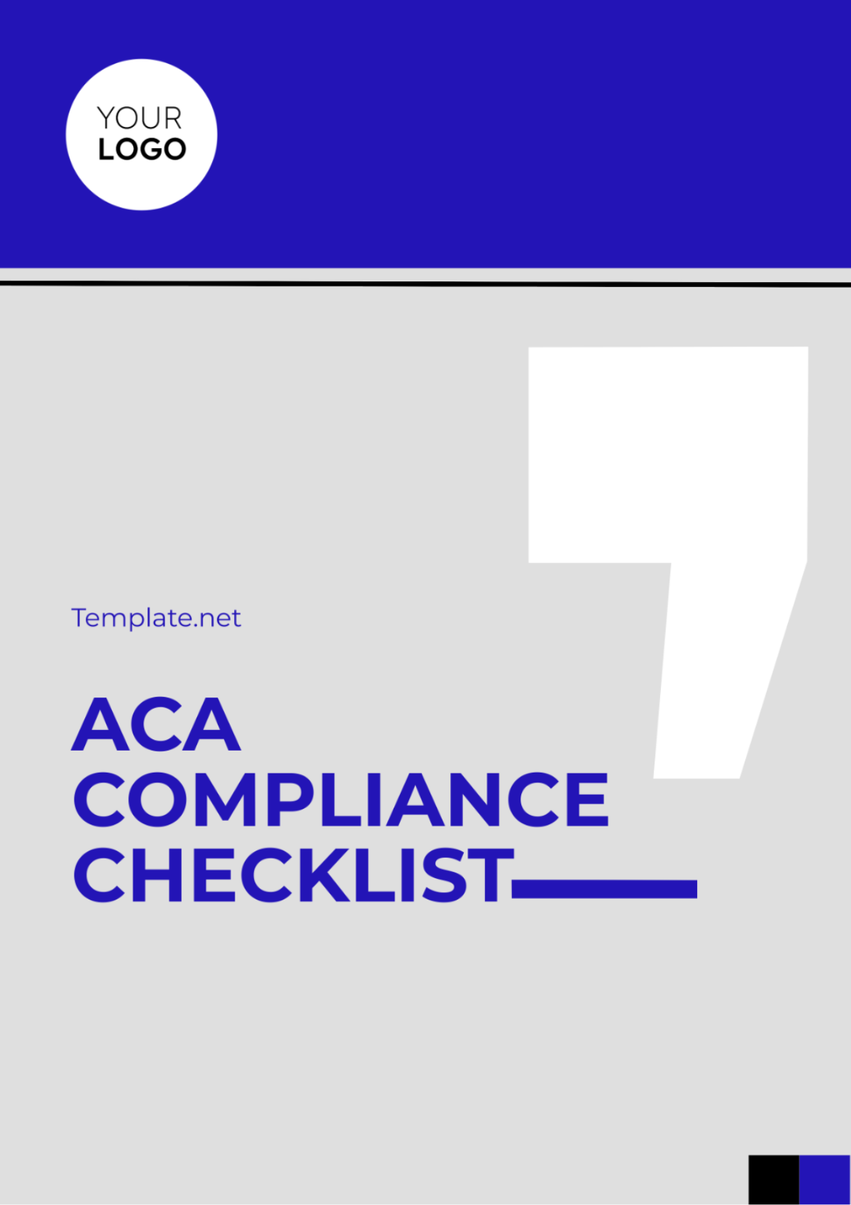 ACA Compliance Checklist Template