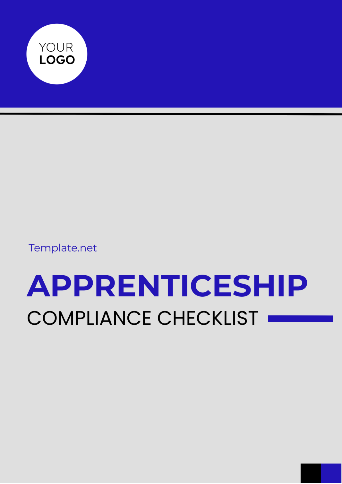Apprenticeship Compliance Checklist Template