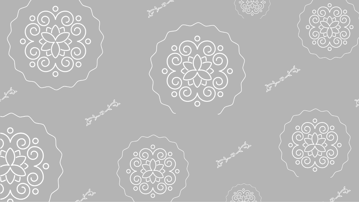Free White Floral Pattern Background