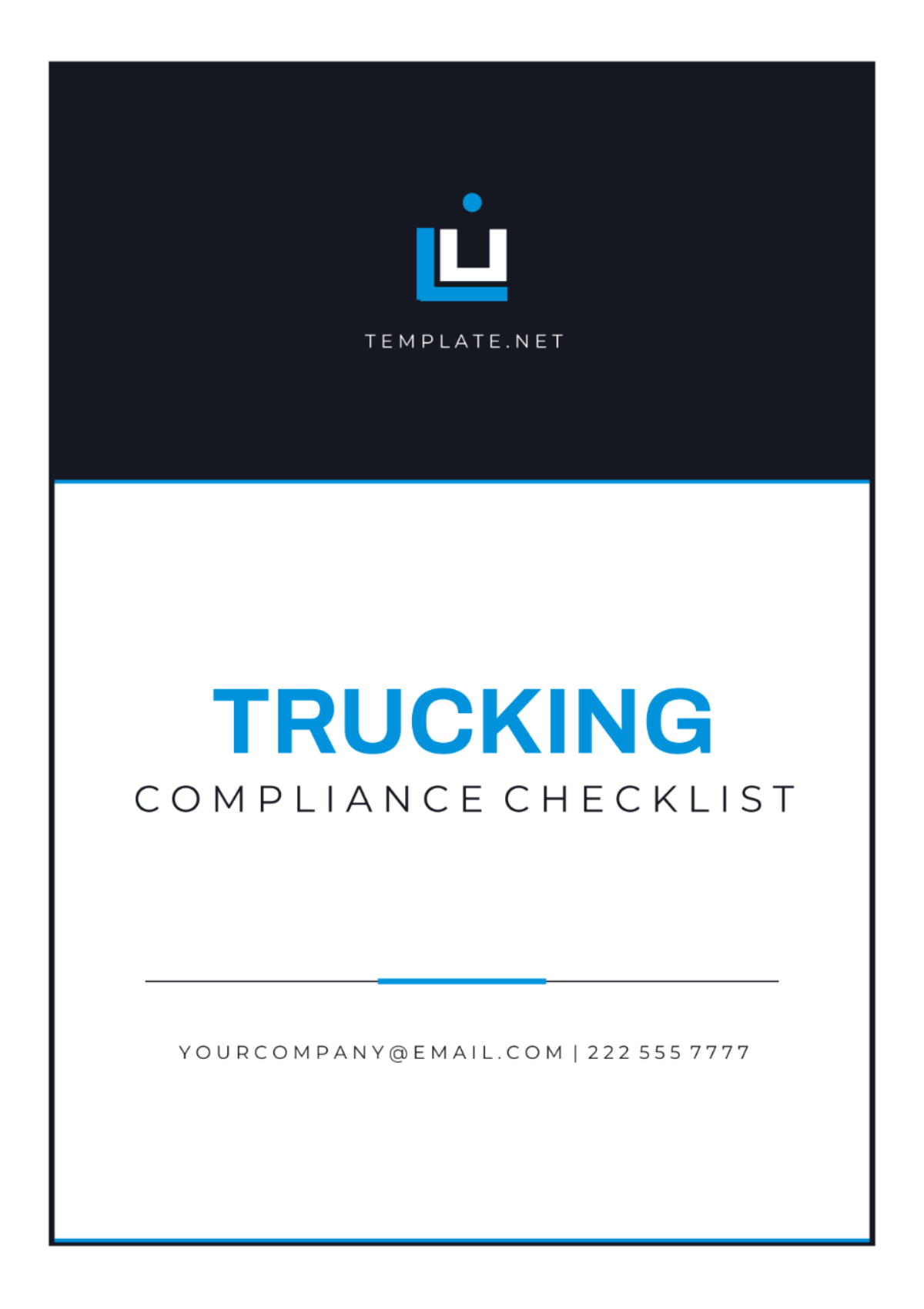 Trucking Compliance Checklist Template