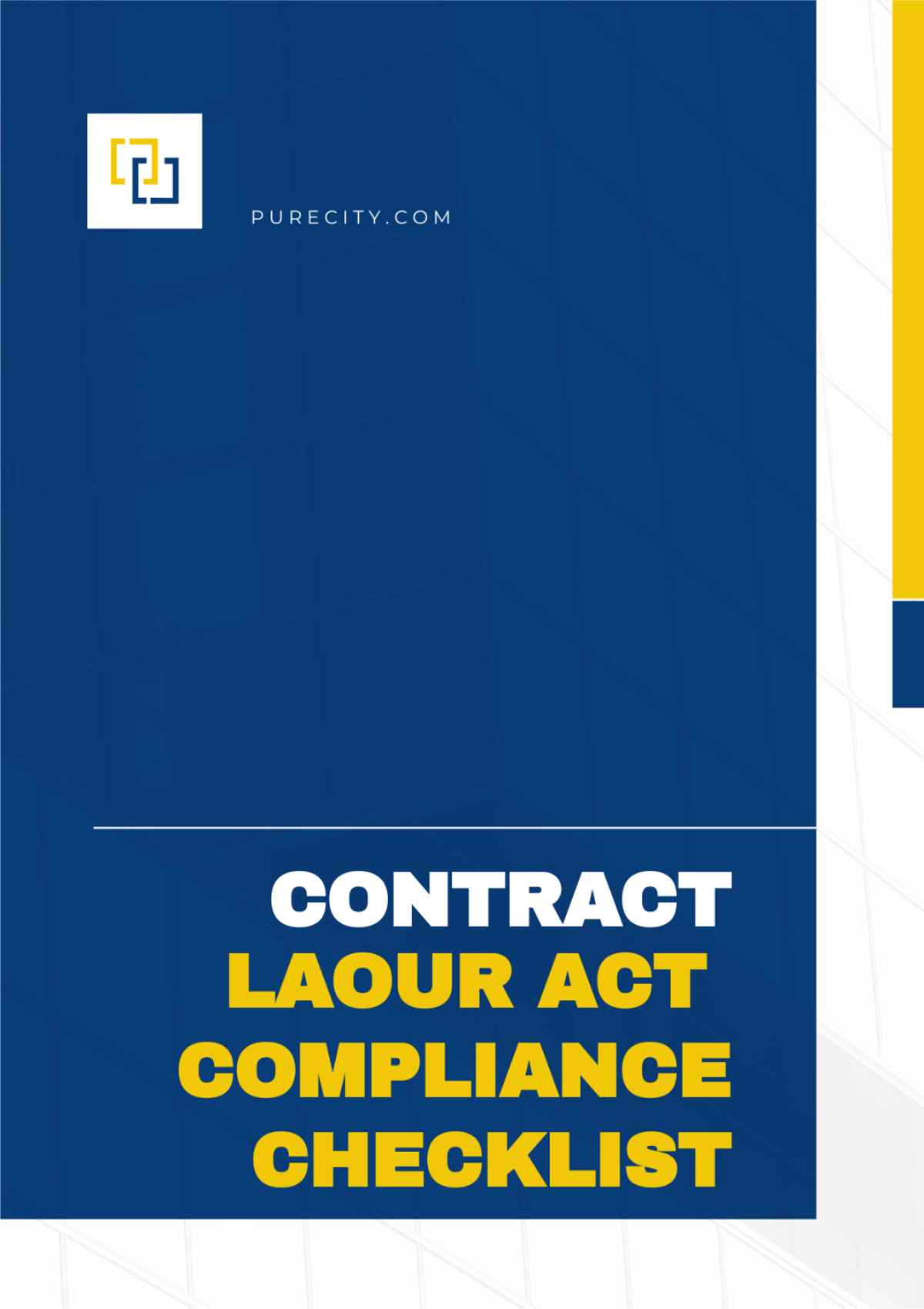 Contract Labour Act Compliance Checklist Template