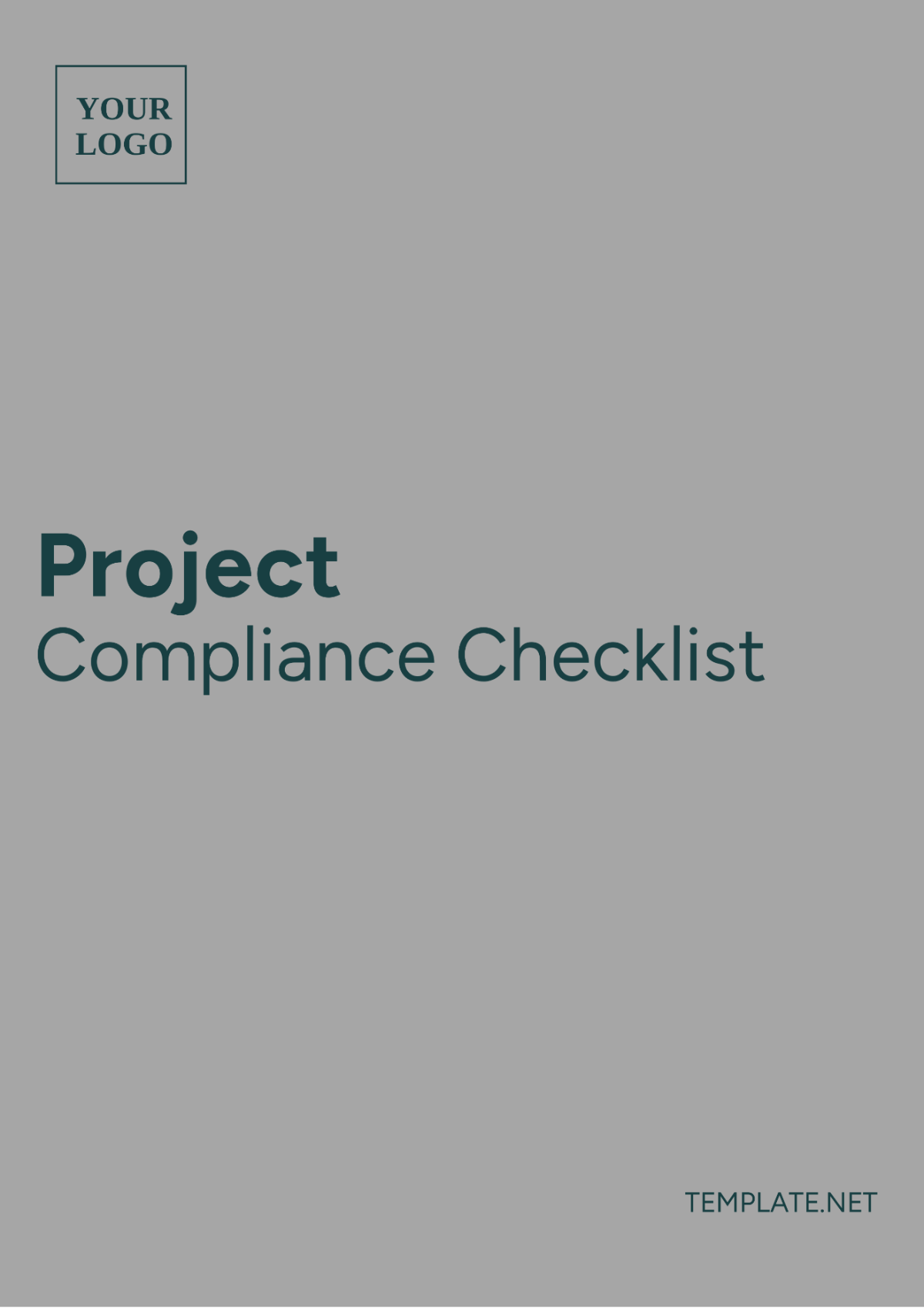 Project Compliance Checklist Template