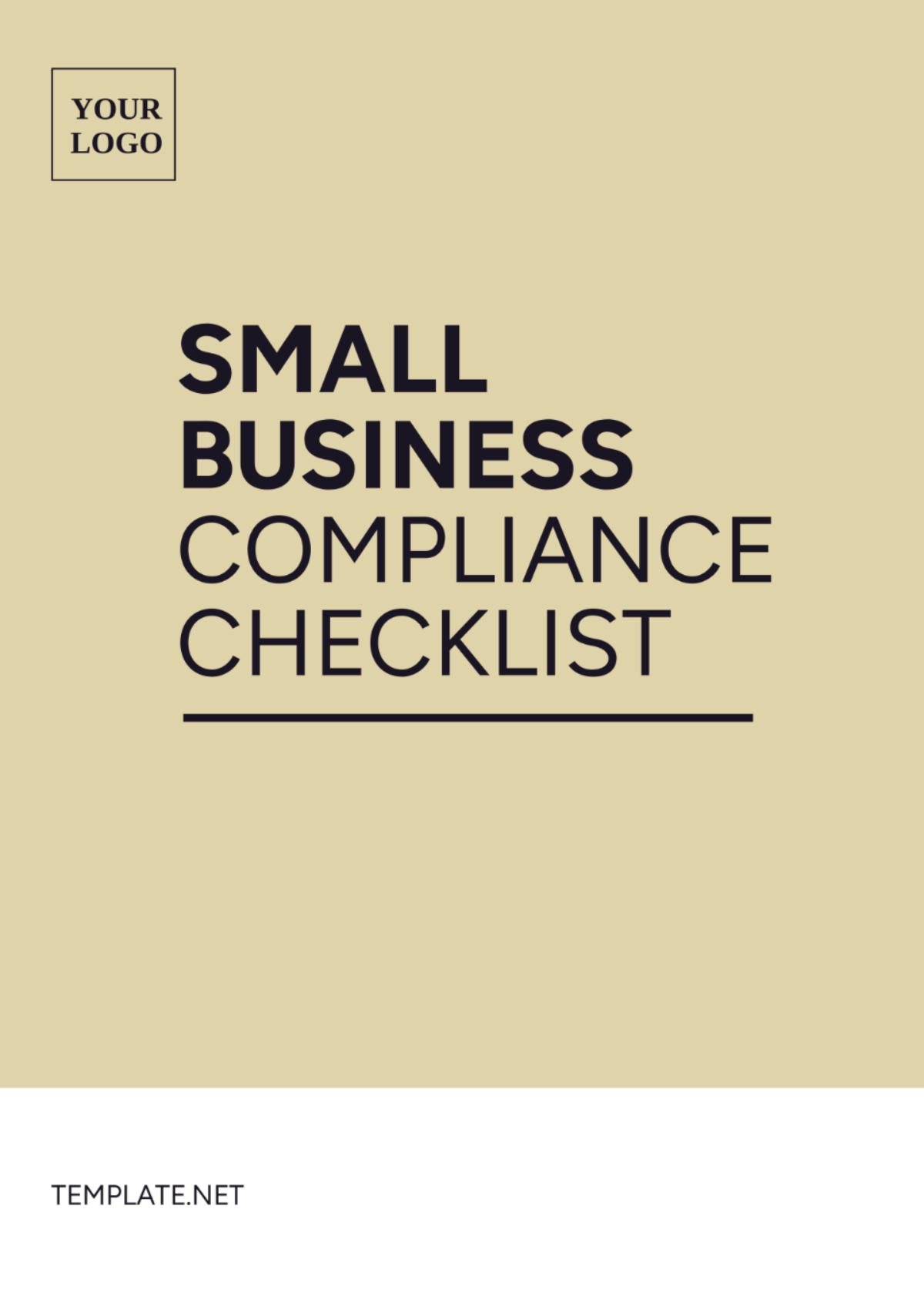 Small Business Compliance Checklist Template