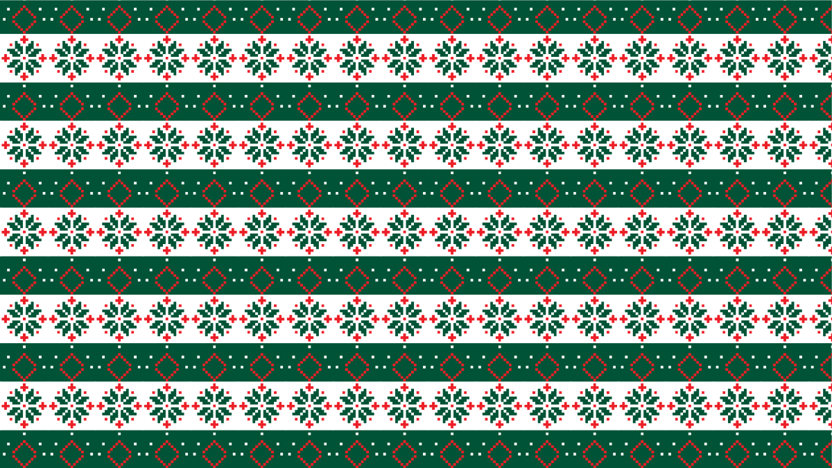 Christmas Pattern Transparent Background