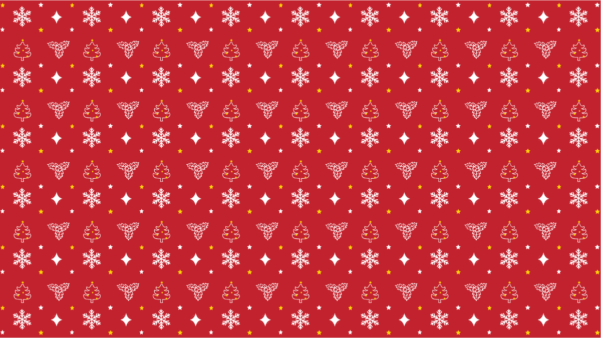 Christmas Elements Pattern Background