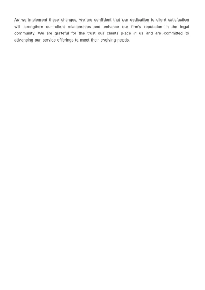 Free Law Firm Client Satisfaction Report Template to Edit Online