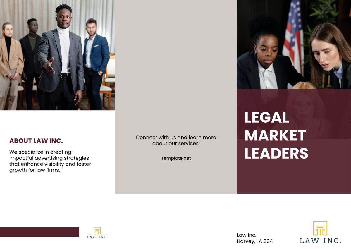 Law Firm Advertising Brochure
