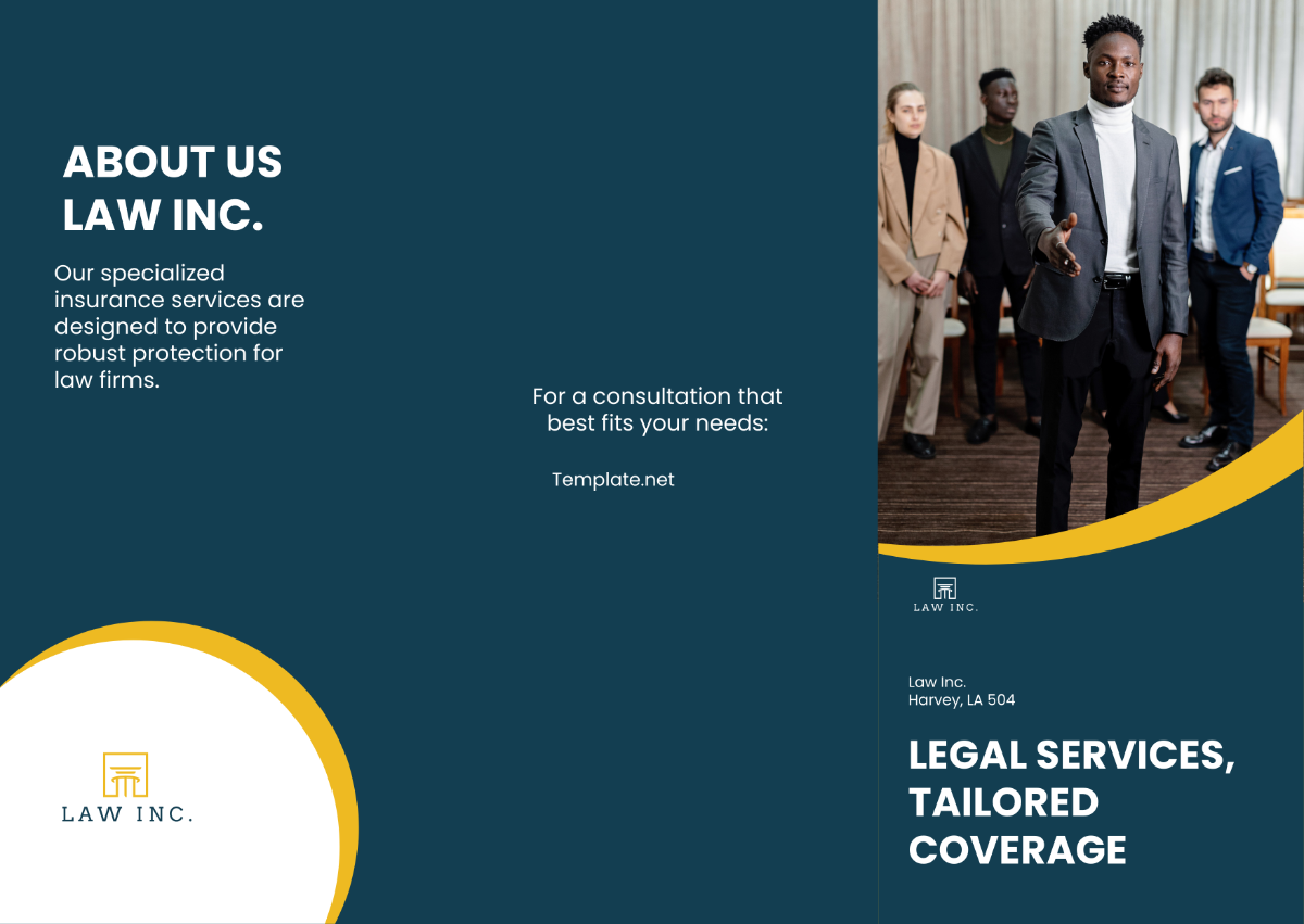 Law Firm Insurance Brochure Template - Edit Online & Download