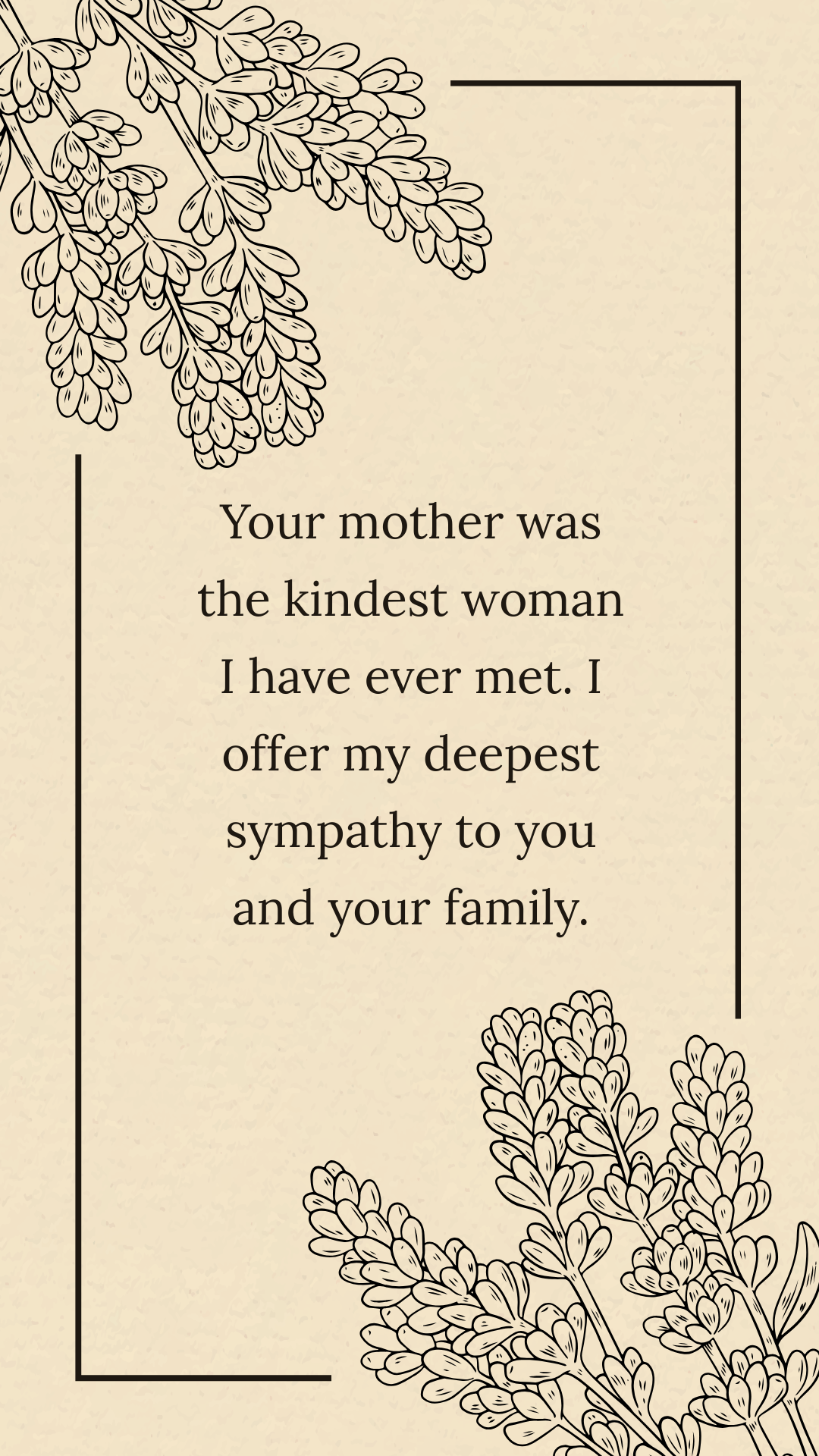 Sympathy Message For Loss of Mother