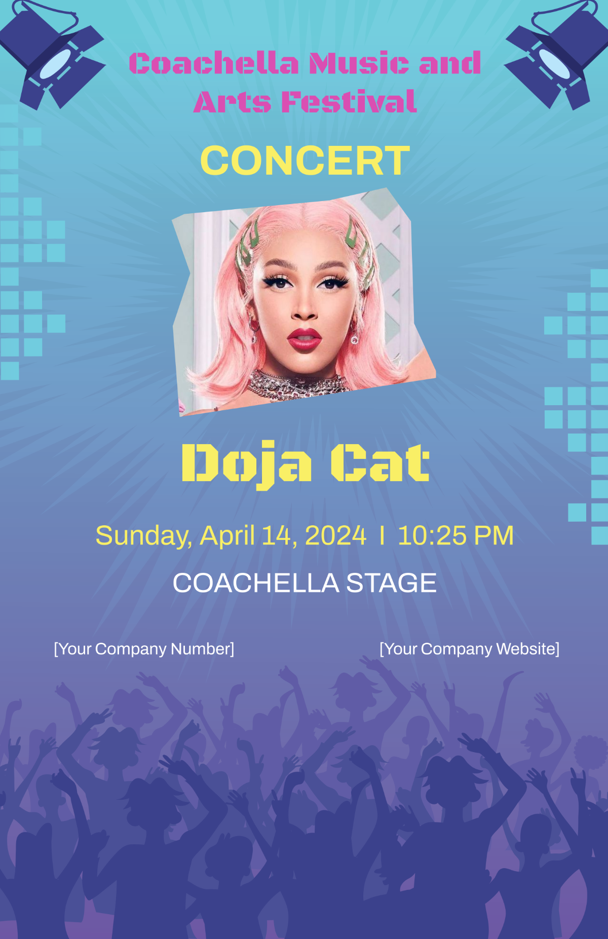 Free Concert Poster Templates Editable And Printable