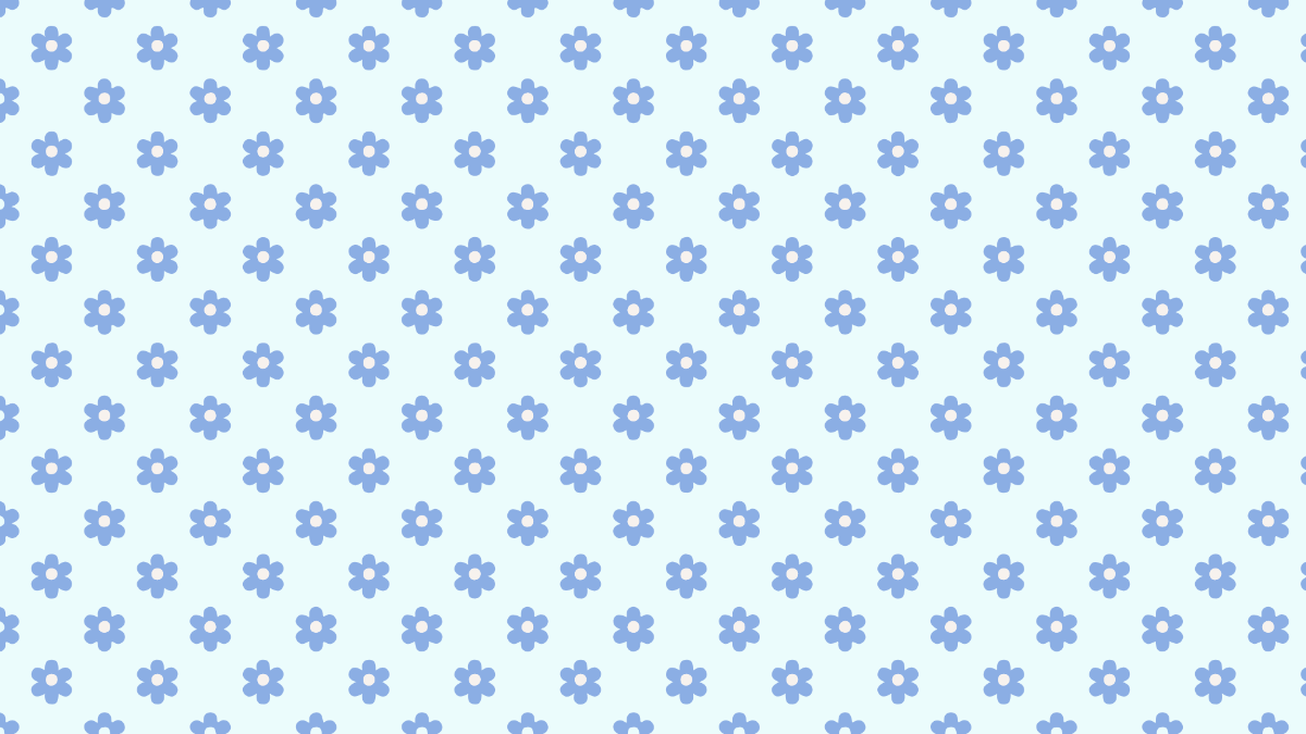 Blue Floral Pattern 