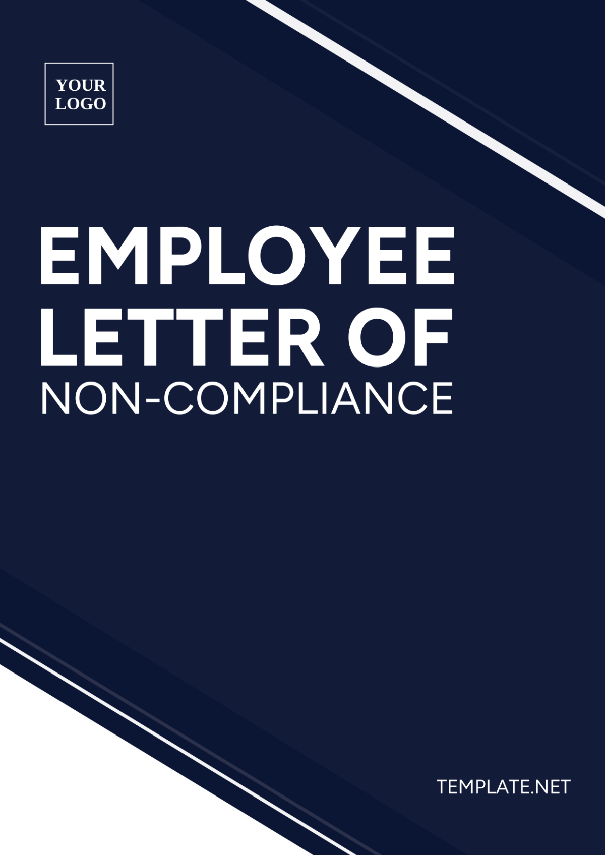 Employee Letter Of Non Compliance Template