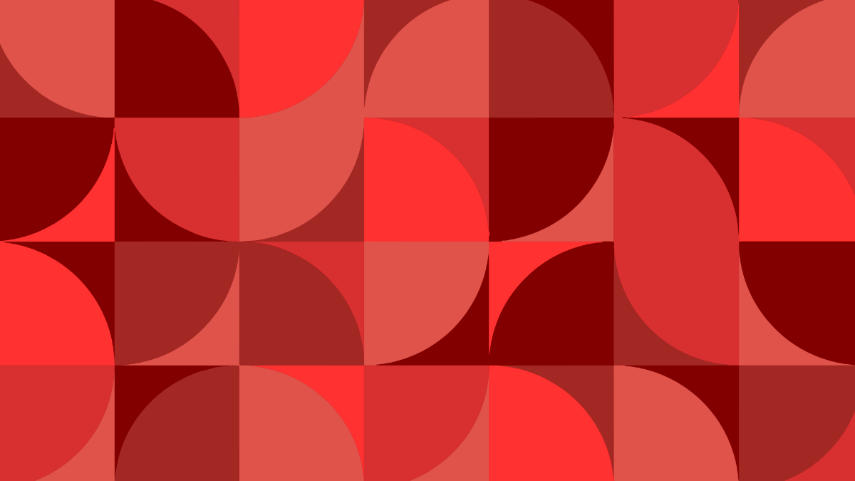 Red Geometric Pattern 