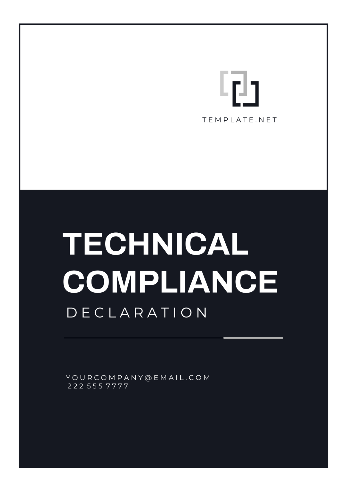Free Technical Compliance Declaration Template