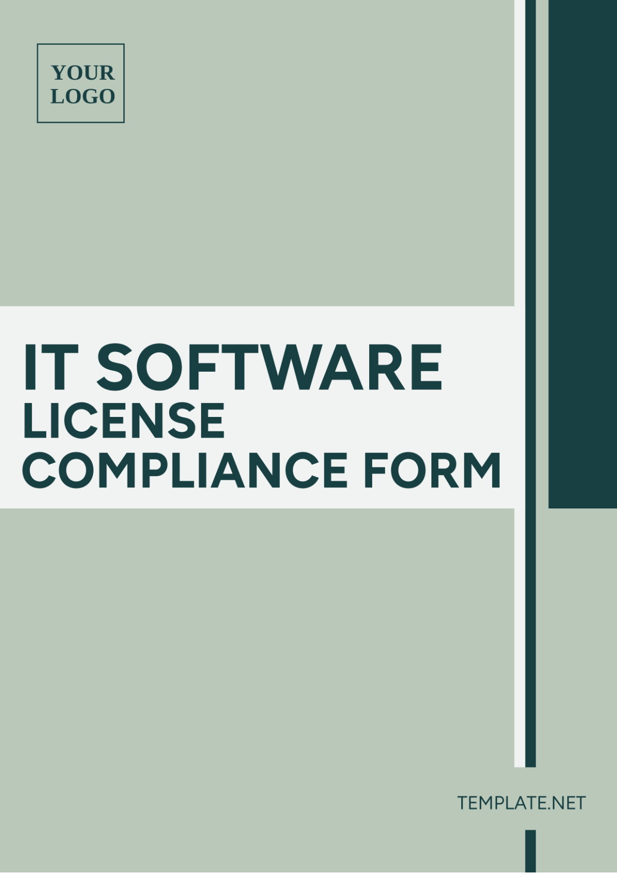 IT Software License Compliance Form Template